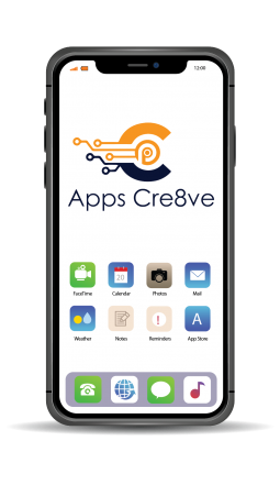 Apps Cre8ve Service menu